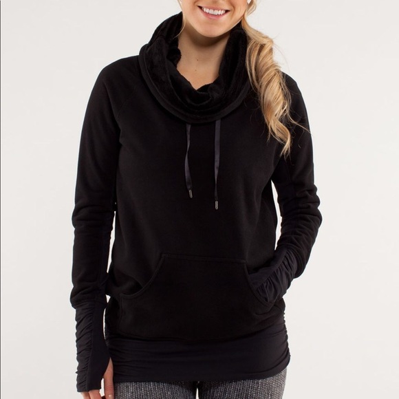 lululemon athletica Sweaters - Lululemon Don’t Hurry Be Happy Pullover EUC